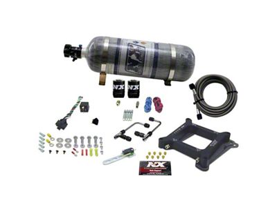 Nitrous Express 4150 Gemini Pro-Power Alcohol Nitrous Kit w/Composite Bottle - 60545-12