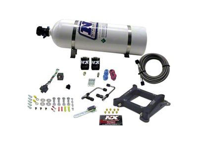 Nitrous Express 4150 Gemini Stage 6 Nitrous Kit 50-300HP w/15lb - 60040-15