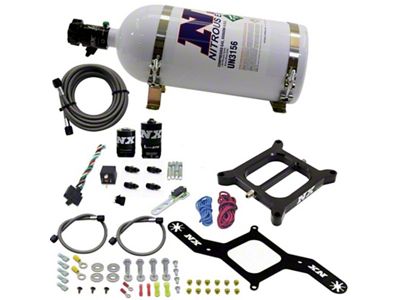 Nitrous Express 4150 RNC Conventional Nitrous Plate Kit w/.375in Solenoid - 55140-10