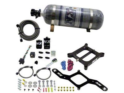 Nitrous Express 4150 RNC Conventional Nitrous Plate Kit w/.375in Solenoid - 55140-12