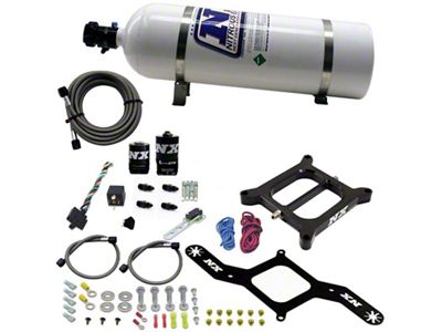 Nitrous Express 4150 RNC Conventional Nitrous Plate Kit w/.375in Solenoid - 55140-15