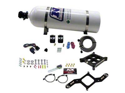Nitrous Express 4150 Single Entry Billet Crossbar Plate Kit - 63040-15