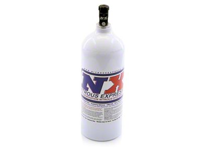 Nitrous Express 5lb Bottle w/Motorcycle Valve 5.25 Dia x 16.14 - 11055