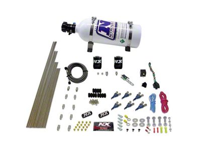 Nitrous Express 6 Cyl Gas Nitrous Kit 150-375HP w/5lb Bottle - 80006-05