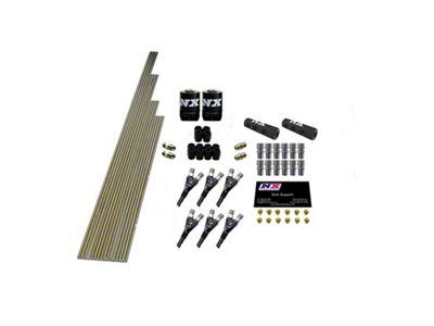 Nitrous Express 6 Cyl Shark Plumb Kit w/2 Solenoids & - 13391