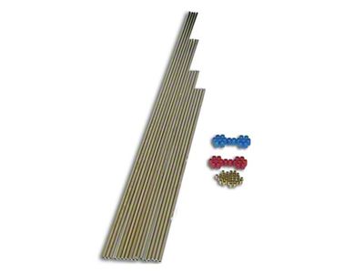 Nitrous Express 6 Cyl Tubing Kit 3 - 14in / - 80065