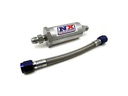 Nitrous Express 6AN Pure-Flo N2O Filter & 7 Stainless Hose - 15610