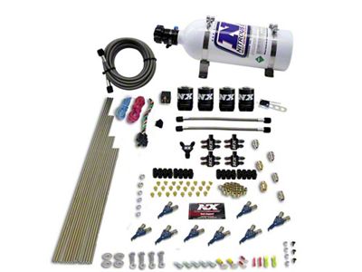 Nitrous Express 8 Cyl Alcohol Nitrous Kit 250-550HP w/5lb Bottle - 80005-05