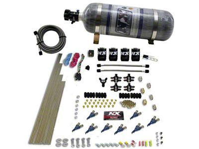 Nitrous Express 8 Cyl Alcohol Nitrous Kit 250-550HP w/Composite Bottle - 80005-12