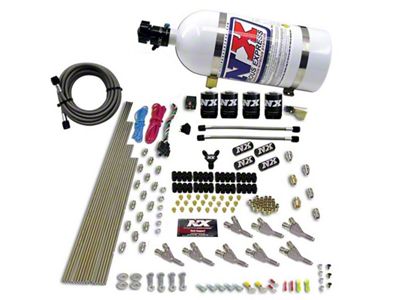 Nitrous Express 8 Cyl EFI SSV Nozzle Nitrous Kit w/10lb - 80016EFI-10
