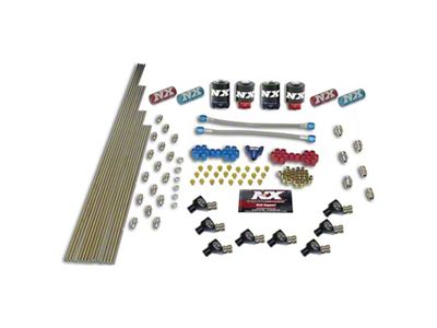 Nitrous Express 8 Cyl NXL Nozzle Intake Plumbing Kit Incl - 13388
