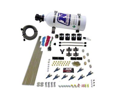 Nitrous Express 8 Cyl Piranha Direct Port 4 Solenoids Nitrous - 80001-05