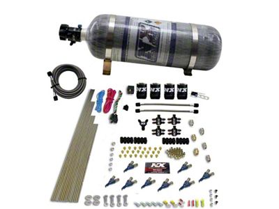 Nitrous Express 8 Cyl Piranha Direct Port 4 Solenoids Nitrous - 80001-12