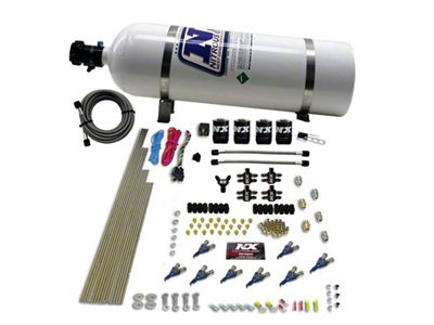 Nitrous Express 8 Cyl Piranha Direct Port 4 Solenoids Nitrous - 80001-15