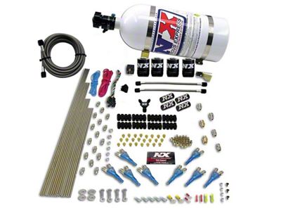 Nitrous Express 8 Cyl Shark Direct Port 4 Solenoids Nitrous - 90006-10