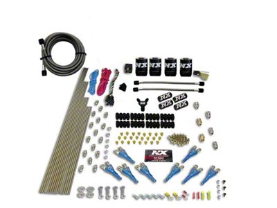 Nitrous Express 8 Cyl Shark Direct Port 4 Solenoids Nitrous - 90006-00