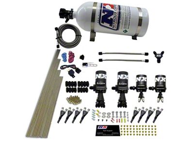 Nitrous Express 8 Cyl Shark Direct Port 4 Solenoids Nitrous - 90506-10