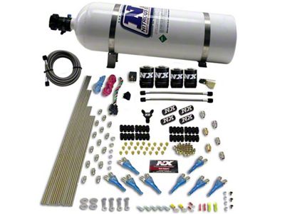 Nitrous Express 8 Cyl Shark Direct Port 4 Solenoids Nitrous - 90506-15
