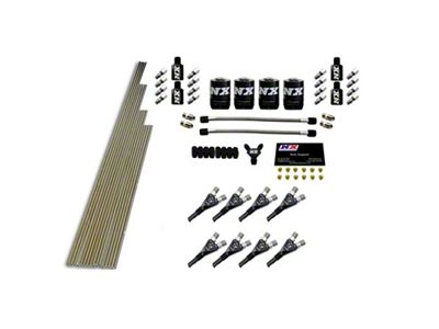 Nitrous Express 8 Cyl Shark Nozzle Intake Plumbing Kit Incl - 13385