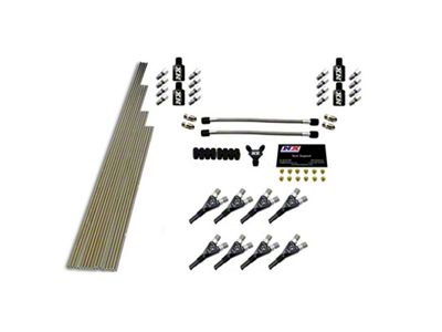 Nitrous Express 8 Cyl Shark Plumb Kit w/o Solenoids w/300HP - 13389