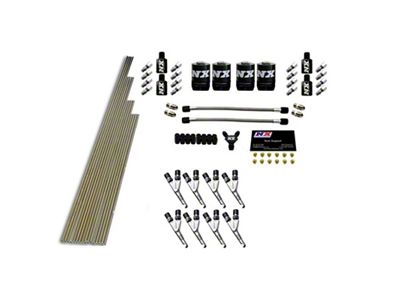 Nitrous Express 8 Cyl SSV Nozzle Intake Plumbing Kit Incl - 13383