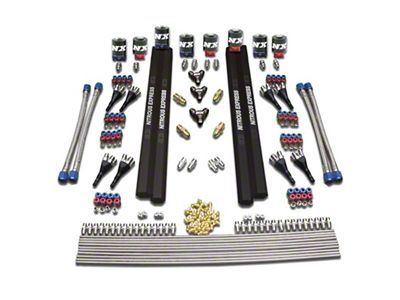 Nitrous Express 8 Cyl SX2 Nozzle Intake Plumbing Kit Incl - 13387