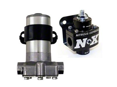 Nitrous Express Black Style Fuel Pump and Non Bypass Regulator - 15953