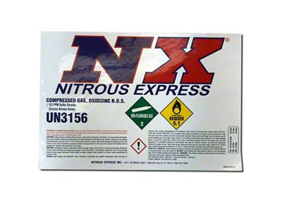Nitrous Express Bottle Decal for 10lb Bottle - 15994