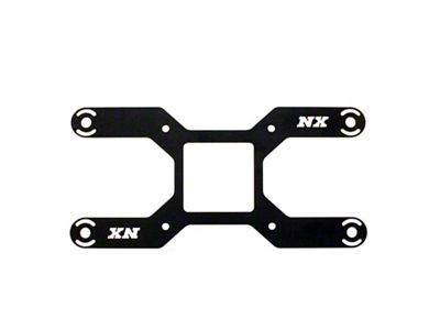 Nitrous Express Carb Plate Solenoid Bracket for 4150 4 Solenoids - 15728D