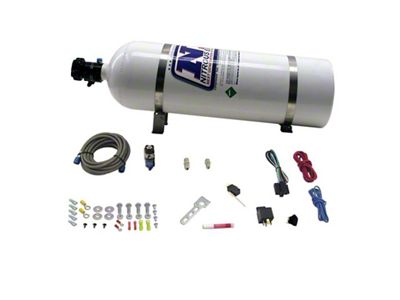 Nitrous Express Diesel Dry Nitrous Kit w/15lb Bottle/Mounting Hardware for - NXD11110