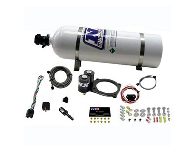 Nitrous Express Dodge Hellcat/Demon Nitrous Plate Kit w/15lb Bottle - 20943-15
