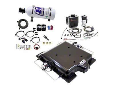Nitrous Express Dodge Hellcat Supercharger Lid Nitrous/Water Injection Kit 100-400HP - 20972BMF-05