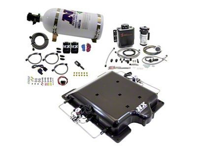 Nitrous Express Dodge Hellcat Supercharger Lid Nitrous/Water Injection Kit 100-400HP - 20972BMF-10