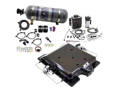 Nitrous Express Dodge Hellcat Supercharger Lid Nitrous/Water Injection Kit 100-400HP - 20972BMF-12