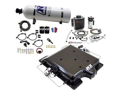 Nitrous Express Dodge Hellcat Supercharger Lid Nitrous/Water Injection Kit 100-400HP - 20972BMF-15