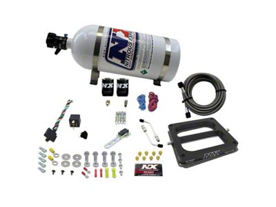 Nitrous Express Dom/Gasoline Nitrous Kit 100-500HP w/10lb Bottle - 50070-10