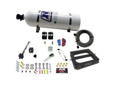 Nitrous Express Dominator/Alcohol Nitrous Kit 50-300HP w/15lb Bottle - 30075-15