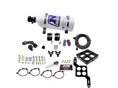 Nitrous Express Dominator Billet Crossbar Pro-Power Nitrous Kit 100-500HP w/5lb - 60547-05