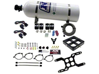 Nitrous Express Dominator Dual Stage Billet Crossbar Nitrous Kit 50-300 - 66047-15