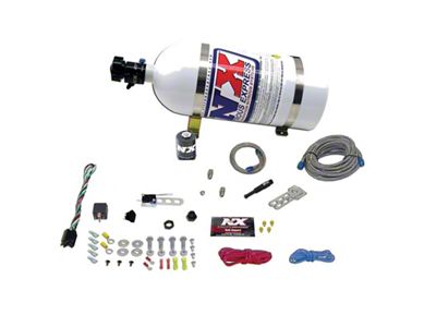 Nitrous Express Dry EFI Single Nozzle Nitrous Kit 35-150HP w/15lb - 21000-15