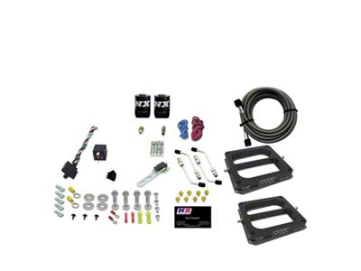 Nitrous Express Dual Dom/Alc Nitrous Kit 100-500HP w/o Bottle - 50275-00