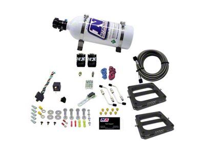 Nitrous Express Dual Dom/Gas Nitrous Kit 100-500HP w/5lb Bottle - 50270-05