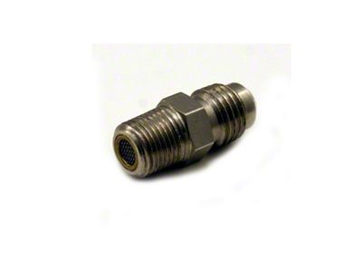 Nitrous Express Filter Fitting 6AN x 1/8 NPT Straight - 16112MC