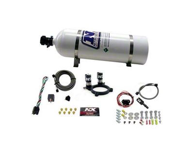 Nitrous Express Ford 3.5L/3.7L V6 Nitrous Plate Kit w/15lb Bottle - 20952-15