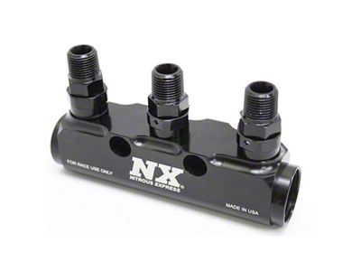 Nitrous Express Fuel Log 3 Port w/ Fittings - 15843
