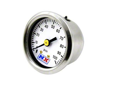 Nitrous Express Fuel Pressure Gauge 0-100 PSI - 15512G