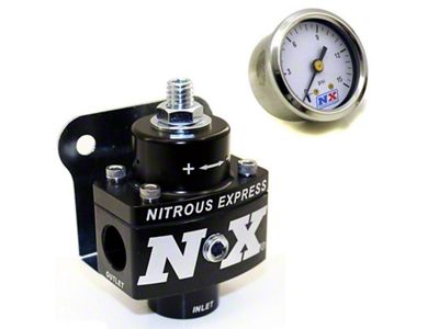 Nitrous Express Fuel Pressure Regulator Non Bypass w/Fuel Pressure Gauge - 15952