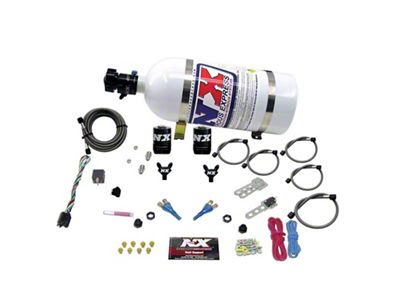 Nitrous Express GM EFI Dual Nozzle Nitrous Kit 100-300HP w/10lb - 20215-10