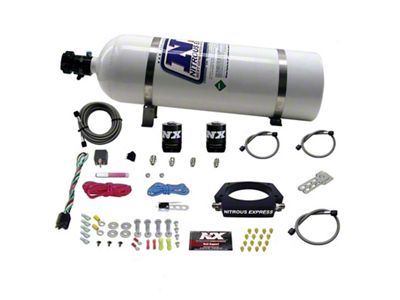 Nitrous Express GM LS 102mm Nitrous Plate Kit 50-400HP w/15lb - 20933-15