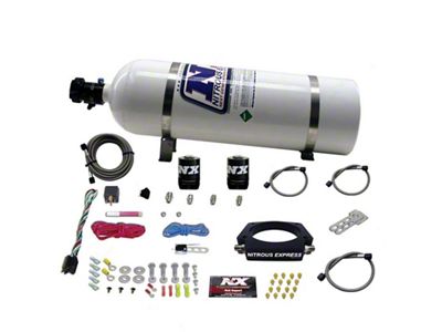 Nitrous Express GM LS 90mm Nitrous Plate Kit 50-400HP w/15lb - 20934-15
